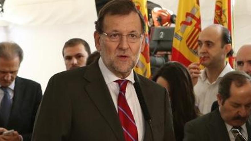 Rajoy diu que &quot;que no comptin amb ell&quot; per a res que vagi en contra de la &quot;unitat d&#039;Espanya&quot;