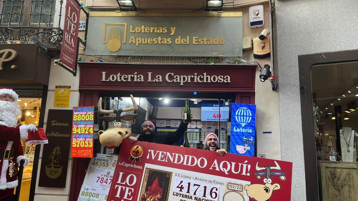 Esta es la administración que ha repartido dos grandes premios de la Lotería de Navidad: "Millones de euros"