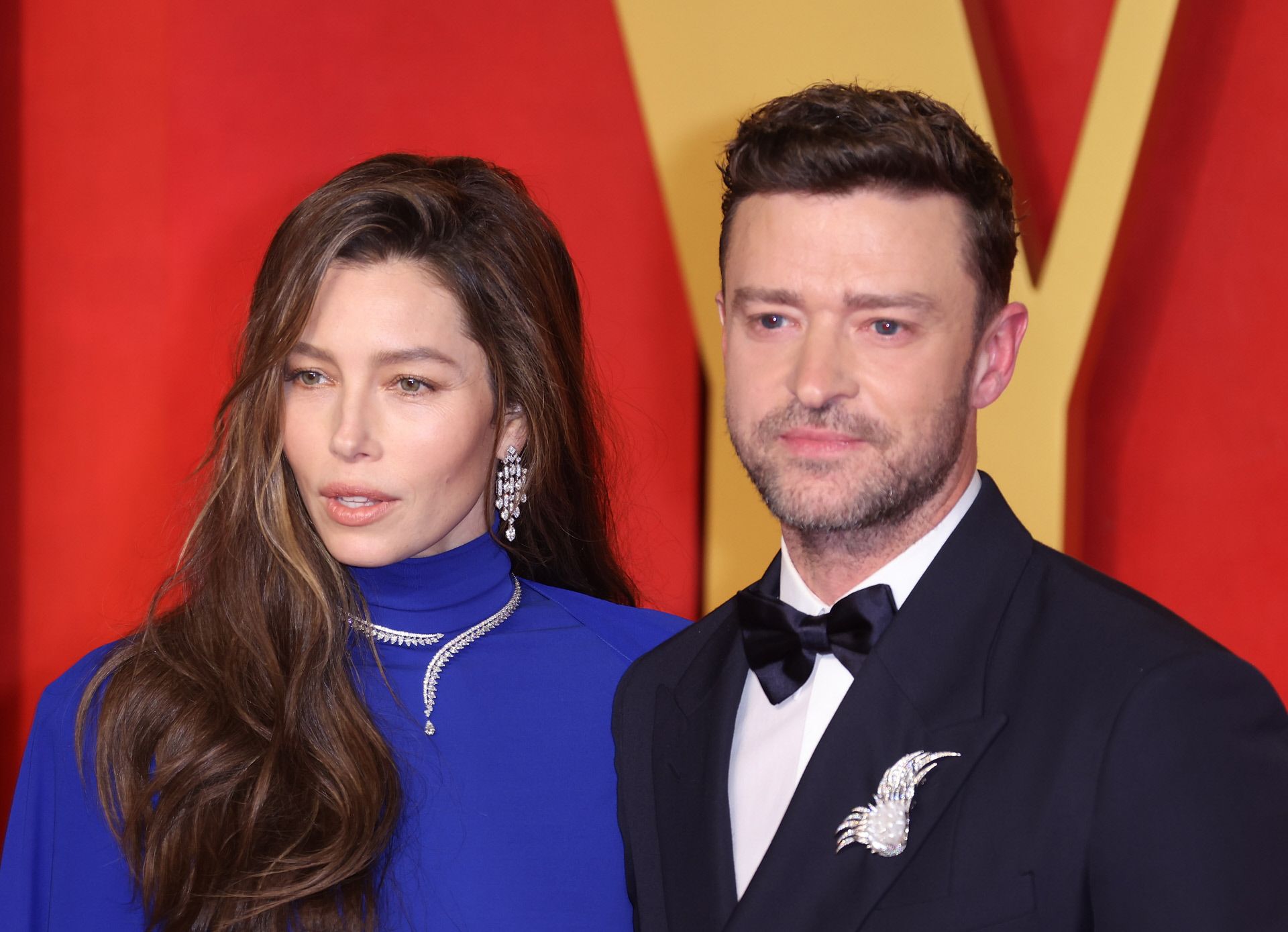 Justin Timberlake y Jessica Biel en la fiesta postparty tras los Oscar 2024