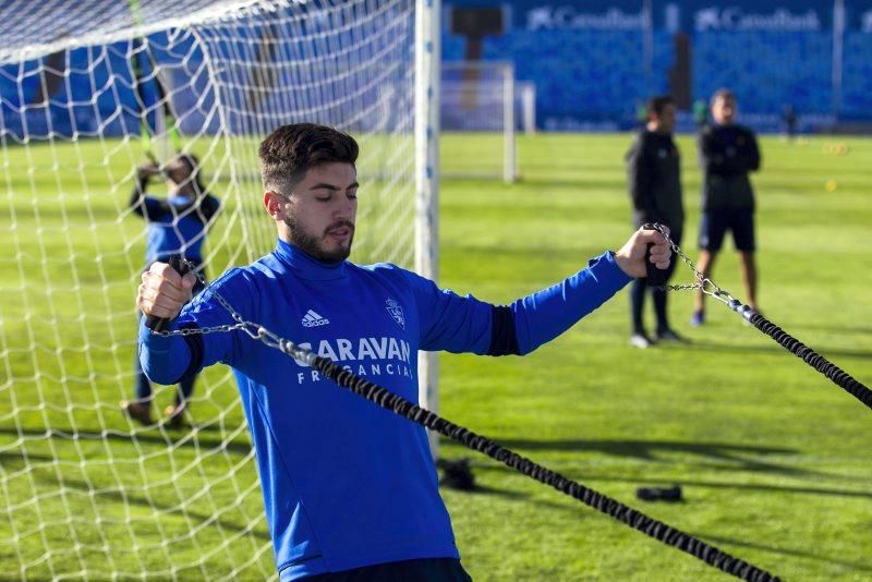 Entrenamiento de puertas abiertas del Real Zaragoza