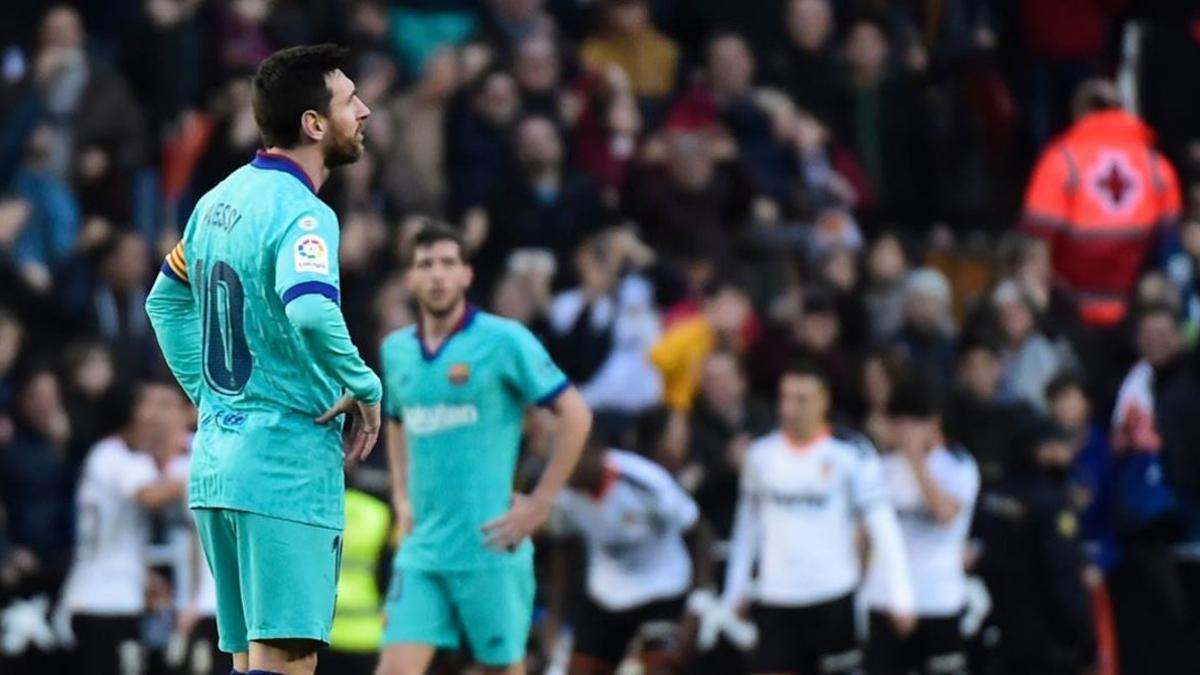 Primera derrota del Barça desde que llegó Setién al banquillo.