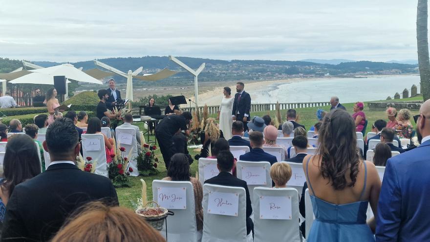 Una boda con vistas al Atlántico
