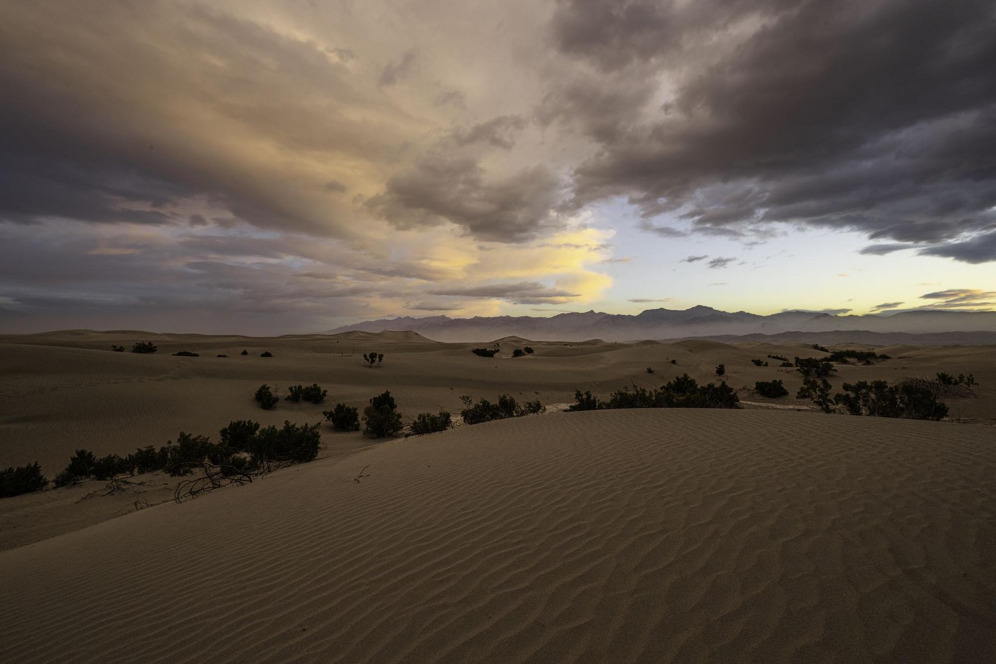 Las dunas de Mesquite, en el Valle de la Muerte de California, se encuentra el lugar más cálido de la Tierra