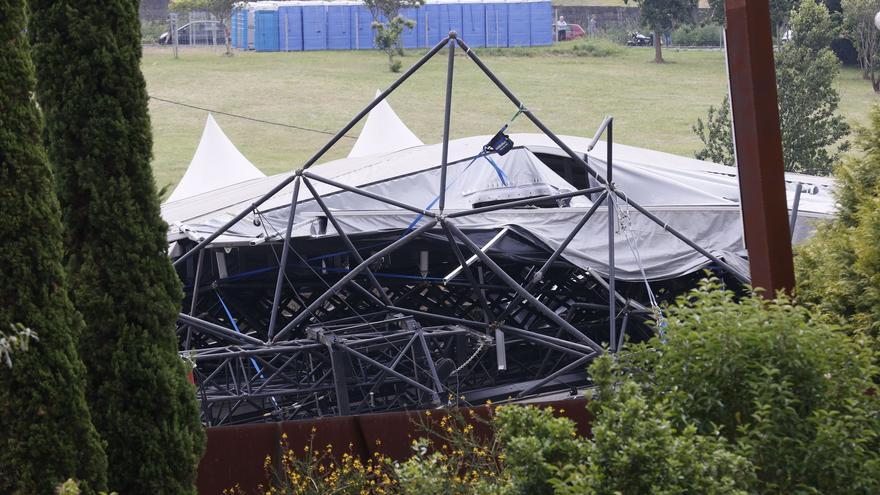 Uno de los heridos más graves por el derrumbe del escenario de O Son do Camiño sigue en UCI y otros dos pasan a planta