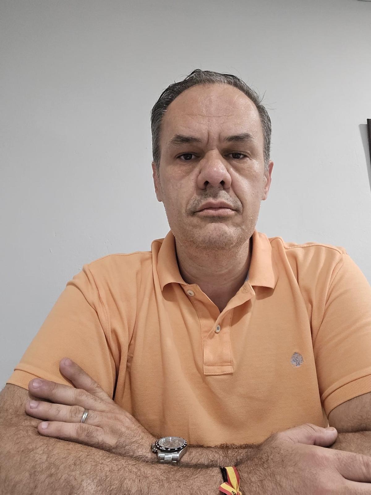 Alessandro Testa, presidente de la Asociación de Venezolanos en Extremadura.
