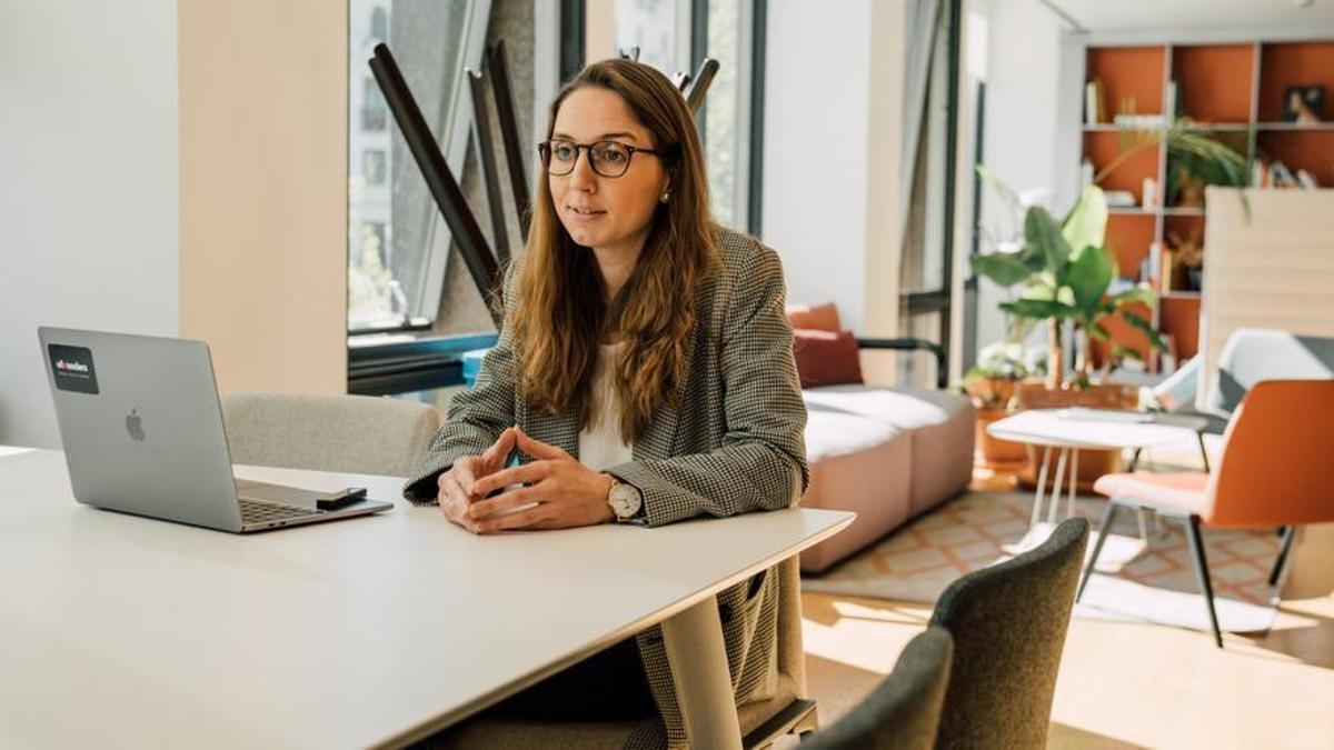 Isabel Gimeno, Chief Happiness Officer de Ufounders, durante la entrevista.