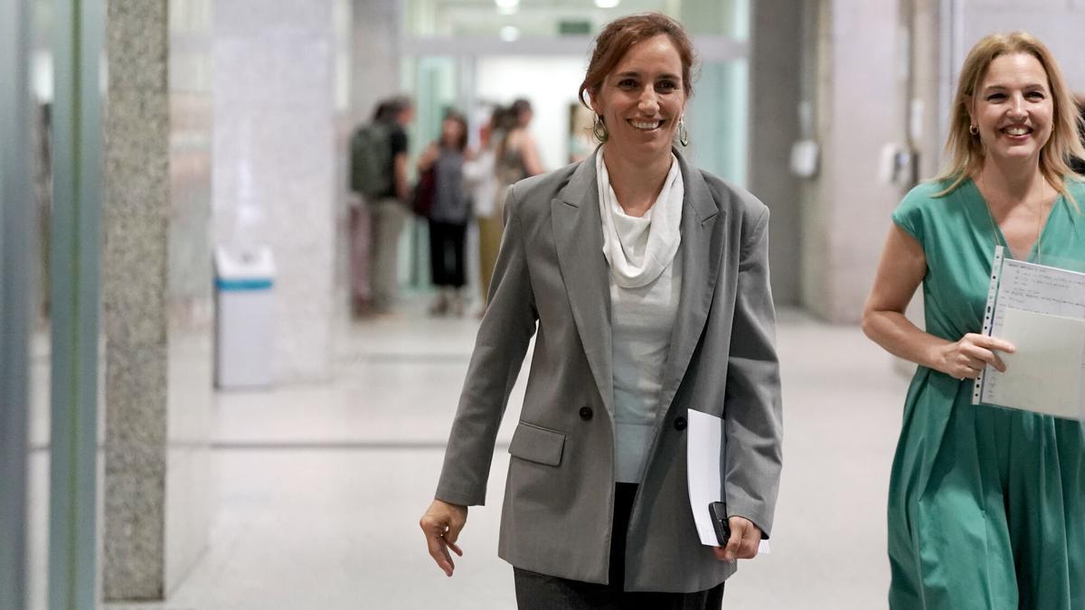 Mónica García, ministra de Sanidad, en una imagen de archivo.