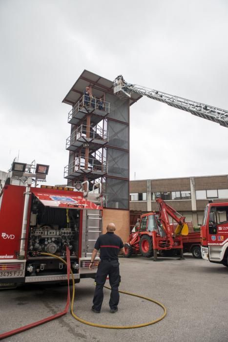 Nuevos bomberos de Oviedo