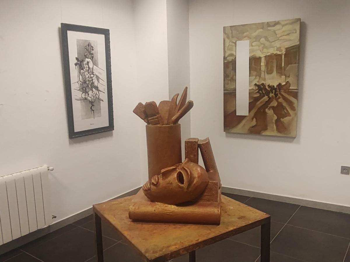 Una de las obras de la exposición.
