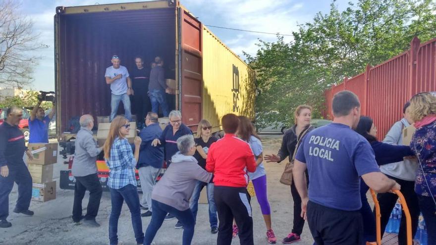 Cadena solidaria para los refugiados en Gandia