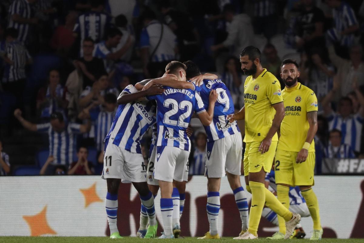 La segunda derrota a domicilio del Villarreal fue ante la Real Sociedad (1-0).