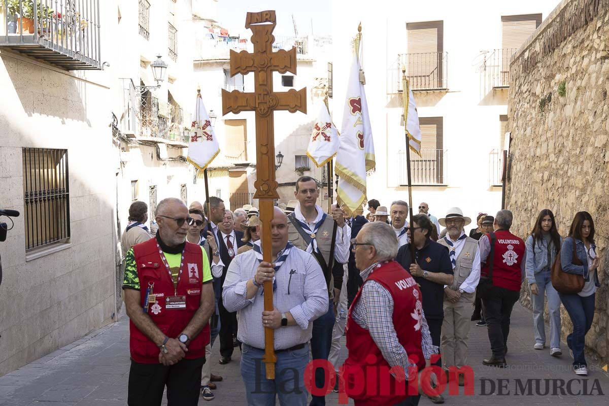 La orden Constantiniana de San Jorge peregrina a Caravaca