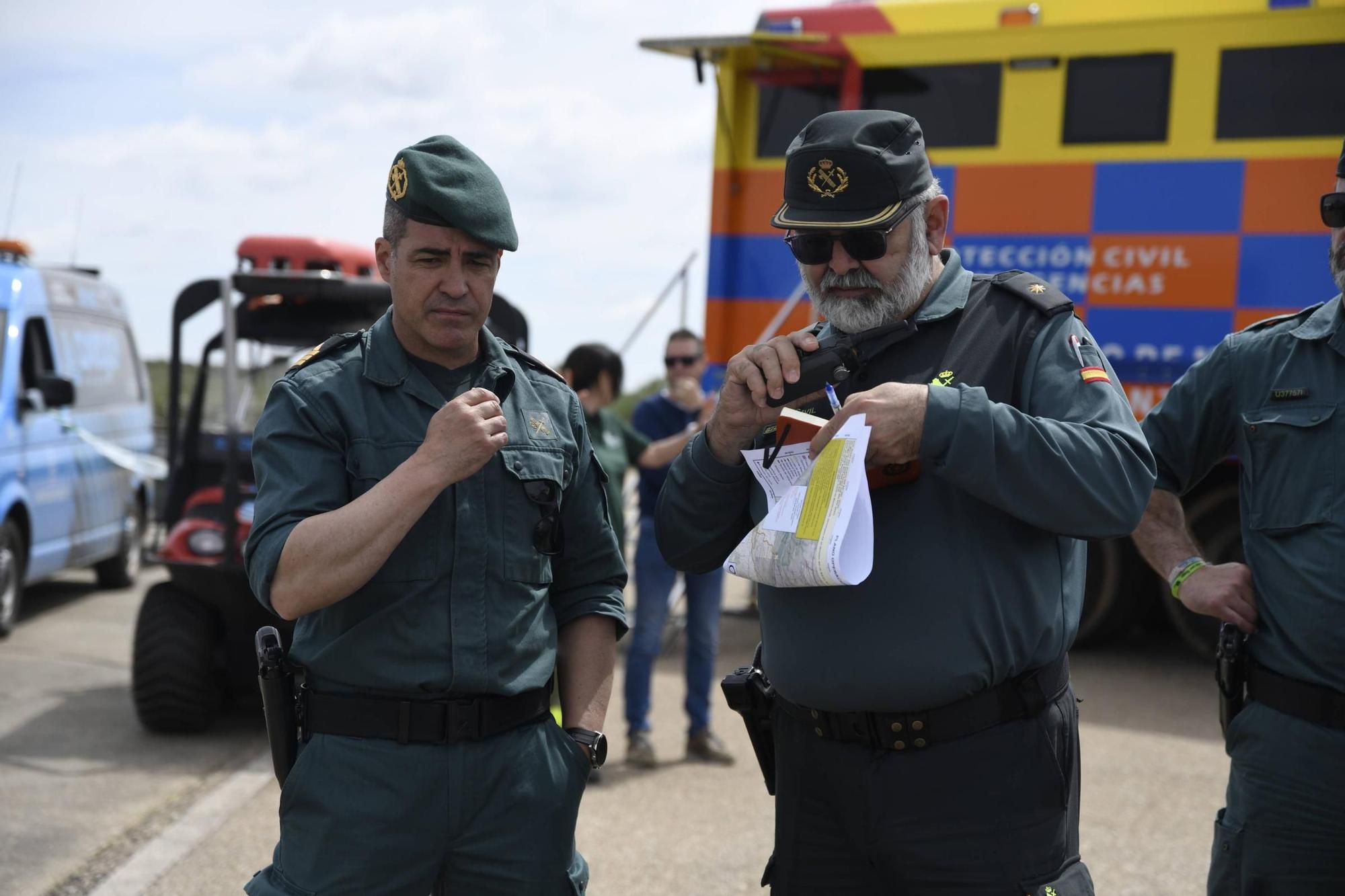 Así ha sido el simulacro forestal transfronterizo desplegado en Aliste