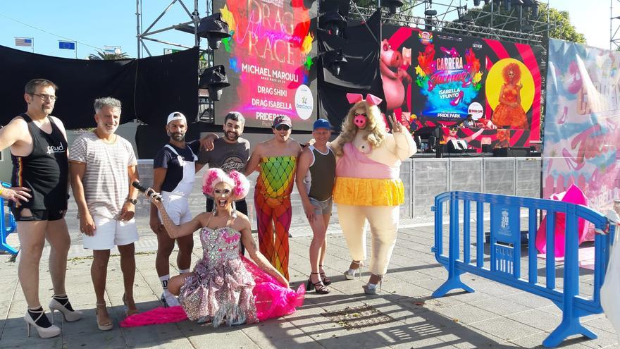 Carrera de tacones en el Pride Maspalomas 2024