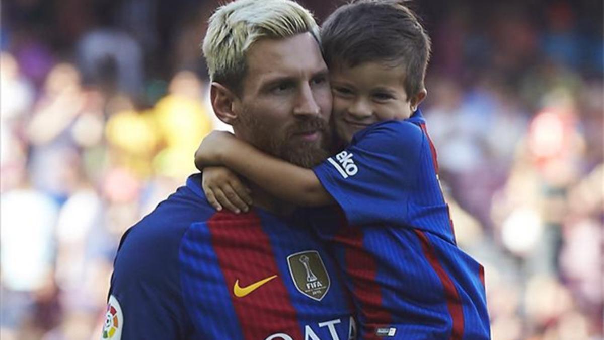 Messi confesó que a Thiago no le gusta el balón