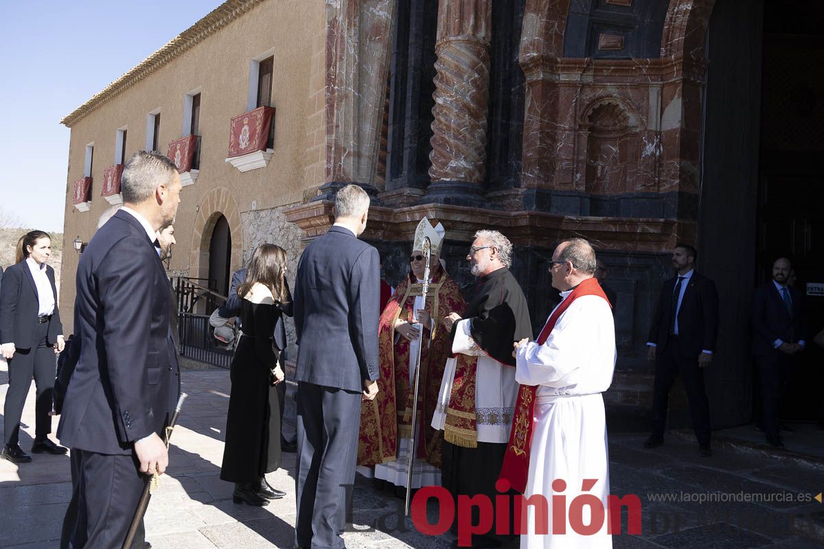 Visita de los reyes de España a Caravaca (explanada de la Basílica)
