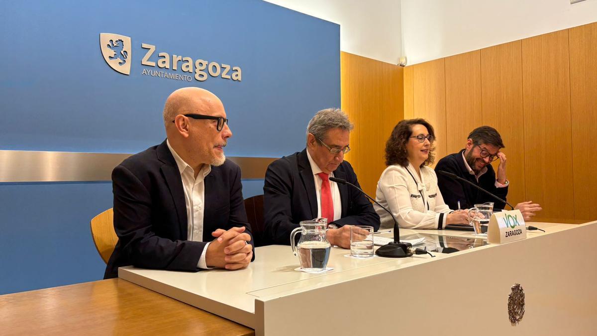 Vox cambia su marcha en Zaragoza y no apoyará los presupuestos de Natalia Chueca