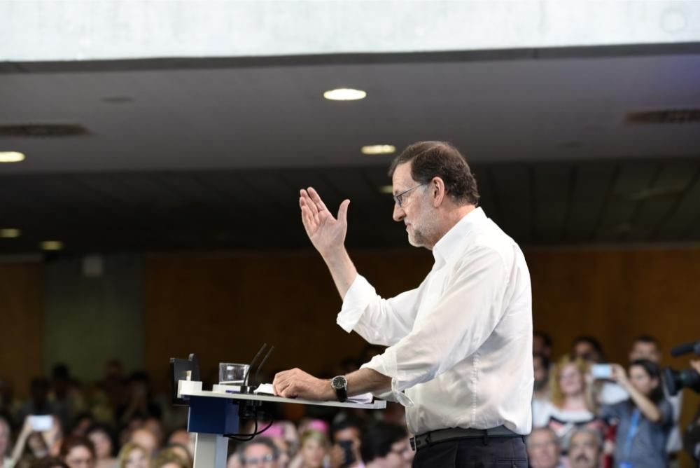 Mitin de Mariano Rajoy en el Auditorio de Murcia