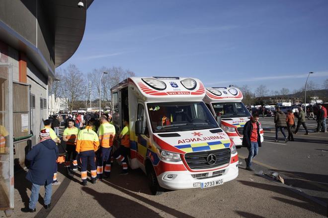 EN IMÁGENES: La suspensión del partido Sporting-Leganés por el fallecimiento de un aficionado