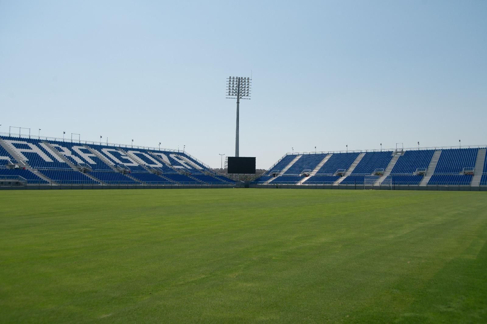 En imágenes | Así está el Ibercaja Estadio a pocos días de su inauguración en un amistoso