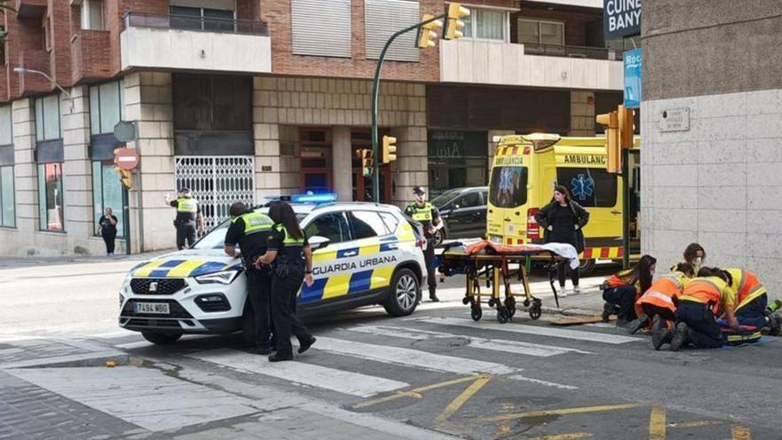 Un accident de trànsit amb un ferit atropellat al centre de Figueres, foto d’arxiu. | S.C.