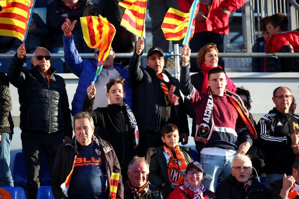 Afición en el Huesca - Valencia CF