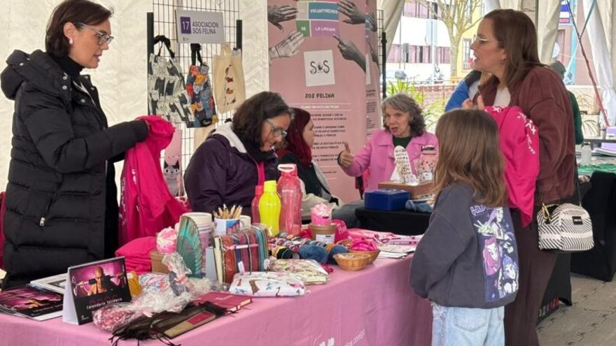 El Mercadillo del Voluntariado expone en La Laguna la fortaleza de las entidades del tercer sector