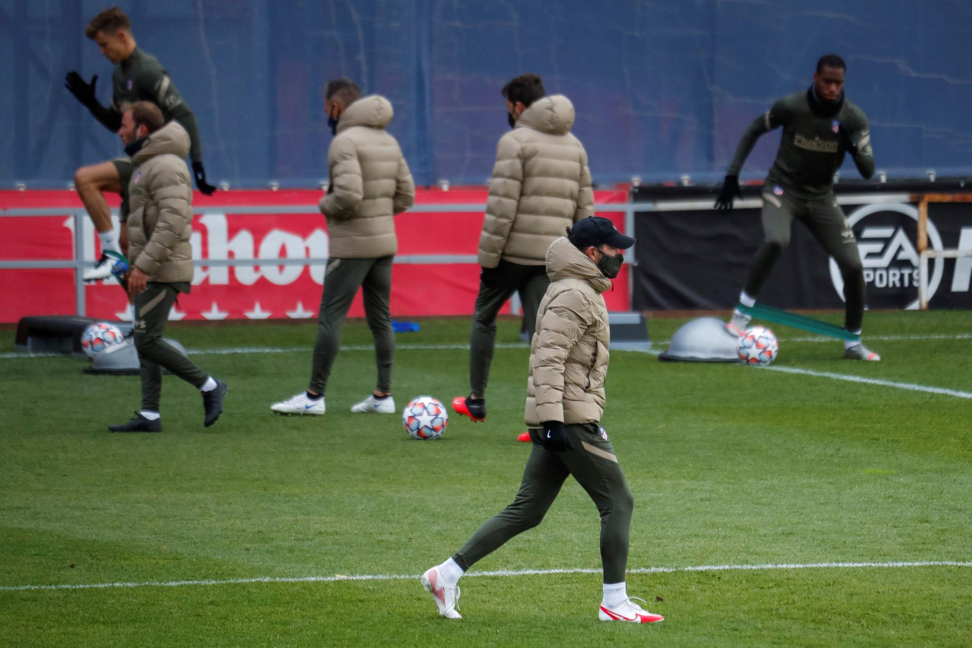 Simeone entrenamiento Atlético