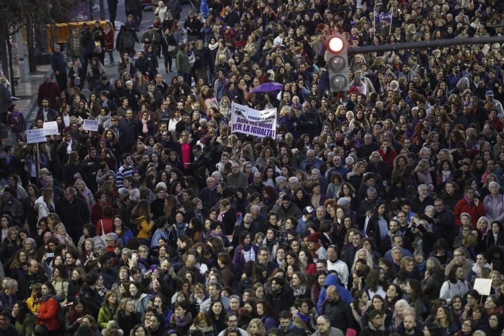 Manifestación del Día de la Mujer en València