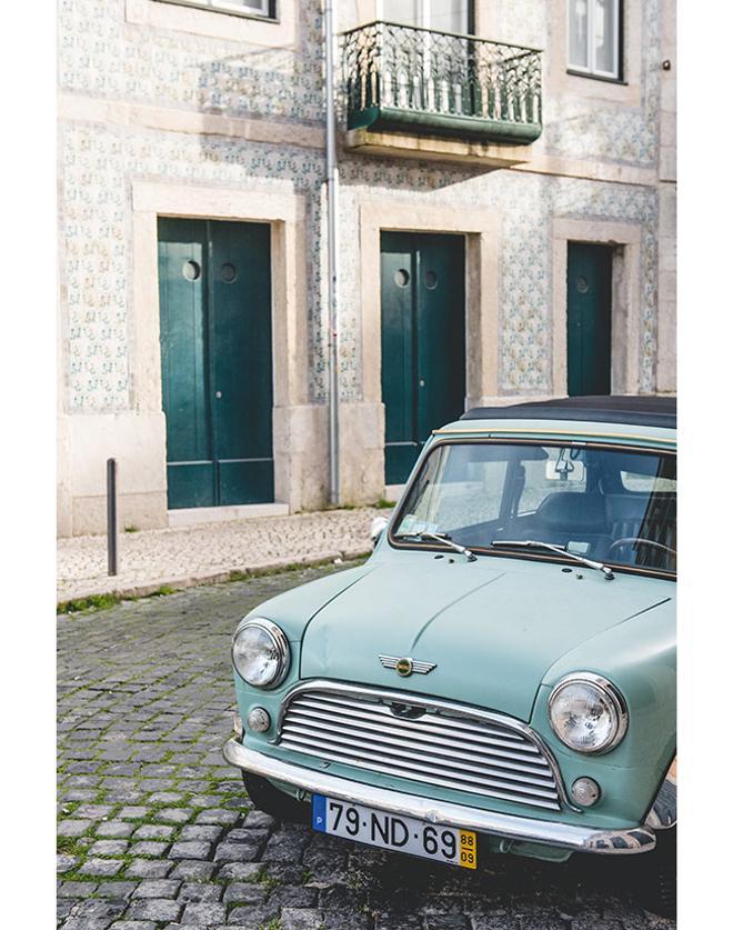 Calle de Baixa en Lisboa