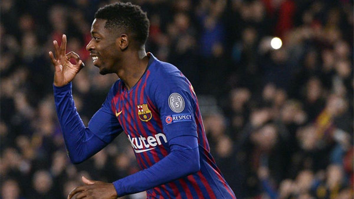 El gol de Dembélé en el Barça-Tottenham