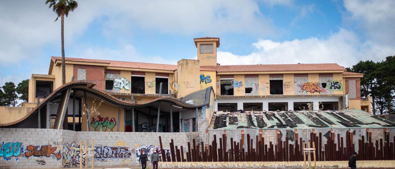 Otro intento para El edificio ubicado junto al área recreativa de la Mesa Mota.