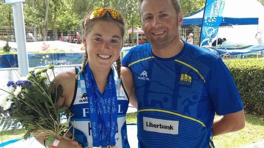 La avilesina Paula Herrero se alza con tres medallas en el Nacional