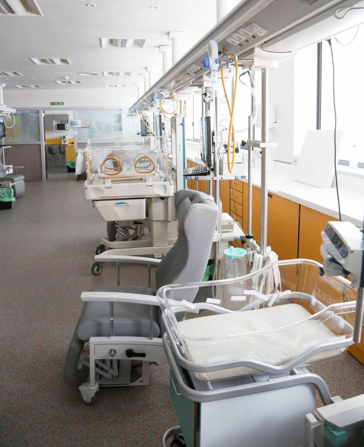 Área de neonatología del Hospital Universitario Central de Asturias (HUCA).