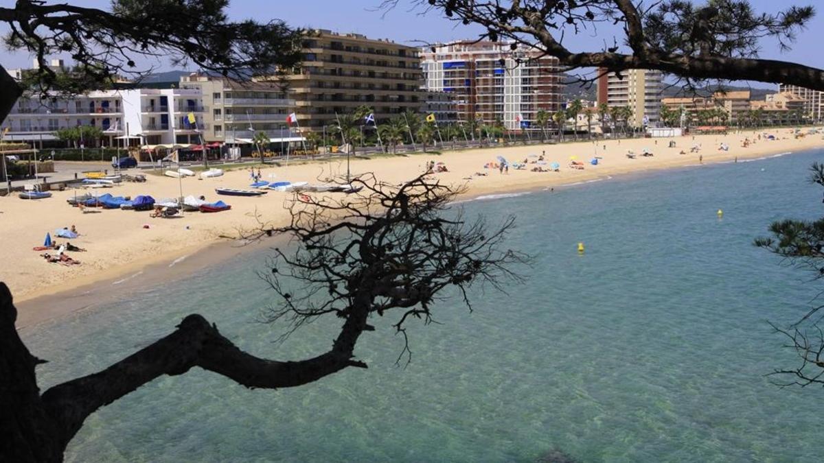 La playa de Calonge.