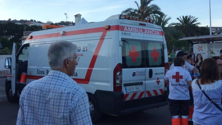 Trasladan al hospital a un herido en los toros de Xàbia