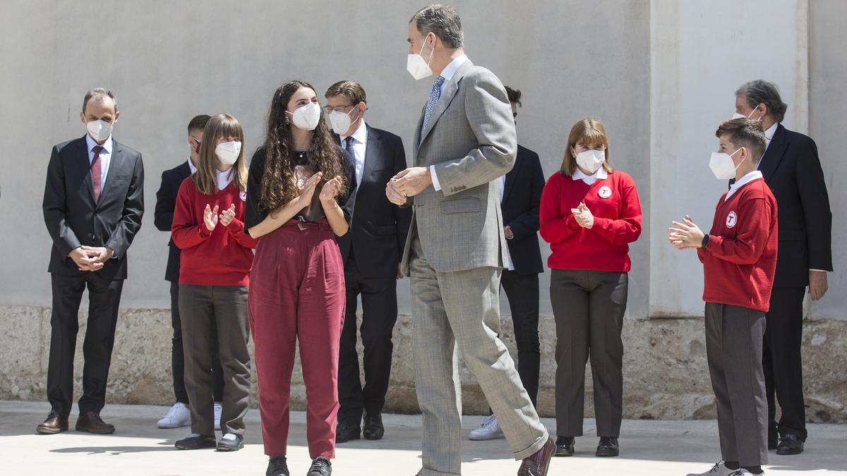 La visita del Rey Felipe VI a Las Cigarreras en Alicante