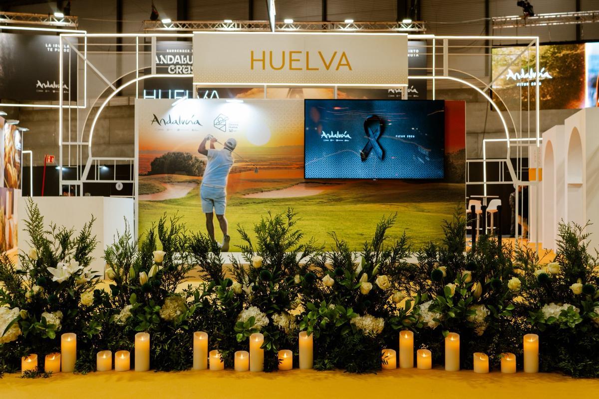 Stand de Huelva en Fitur.