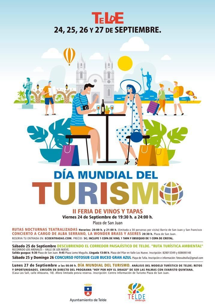 Rutas teatralizadas y conciertos destacan en el Día Mundial del Turismo.