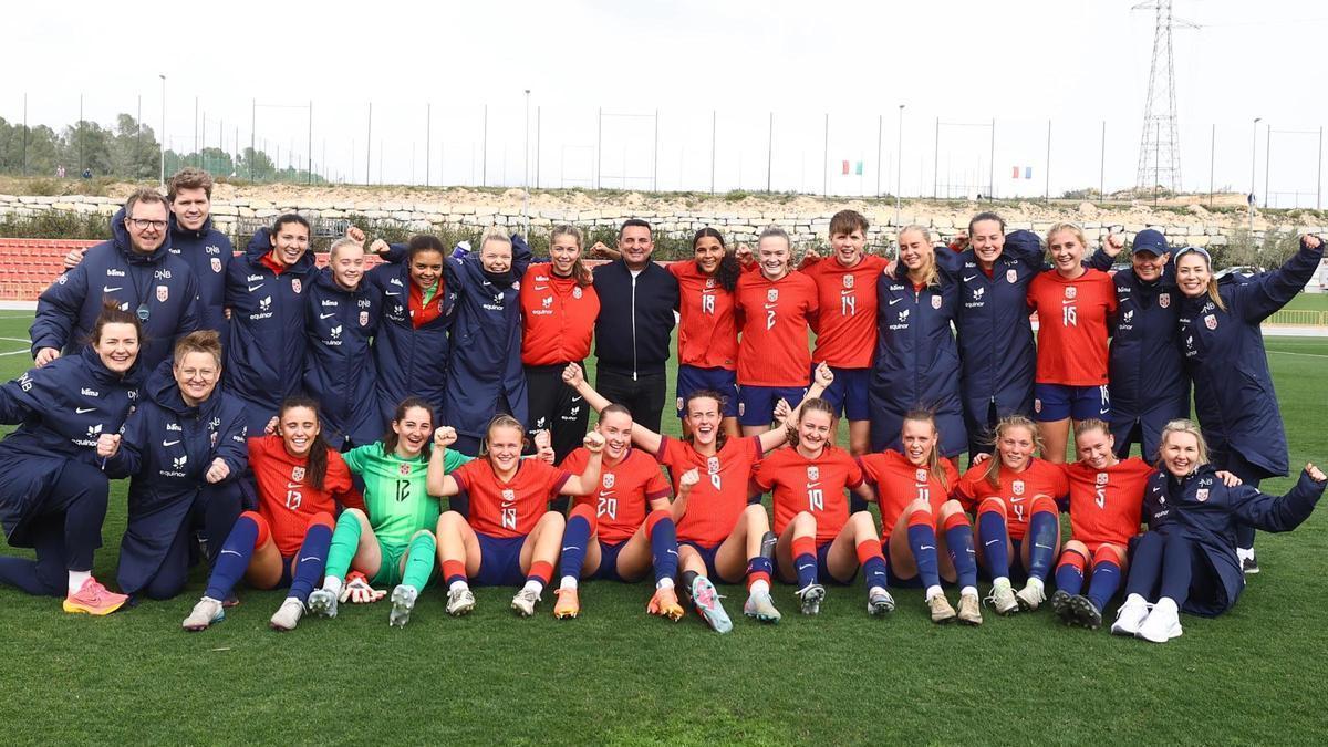 Noruega gana 2-0 a Dinamarca en el Estadi Olímpic de La Nucía