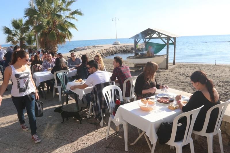 Calma tras el temporal en Málaga