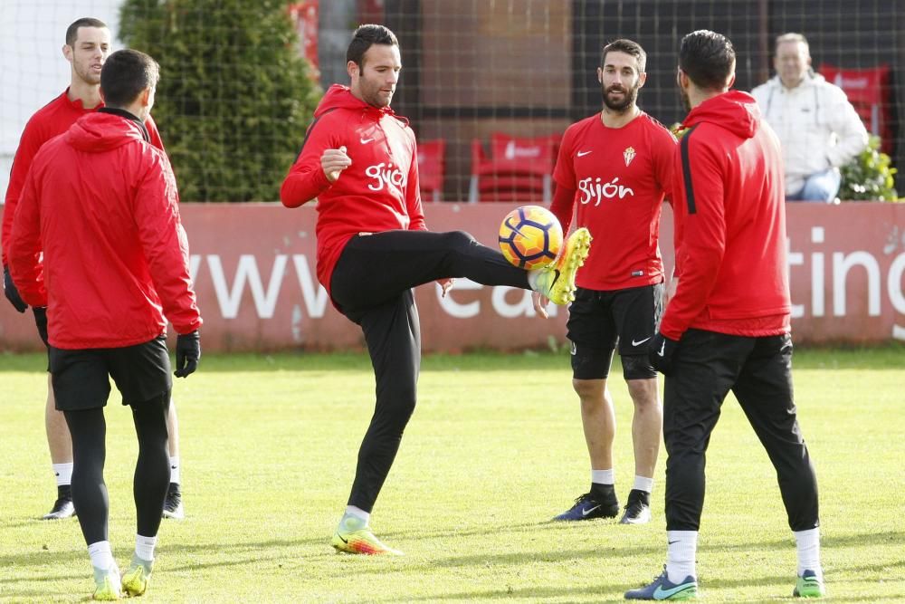 Entrenamiento del Sporting