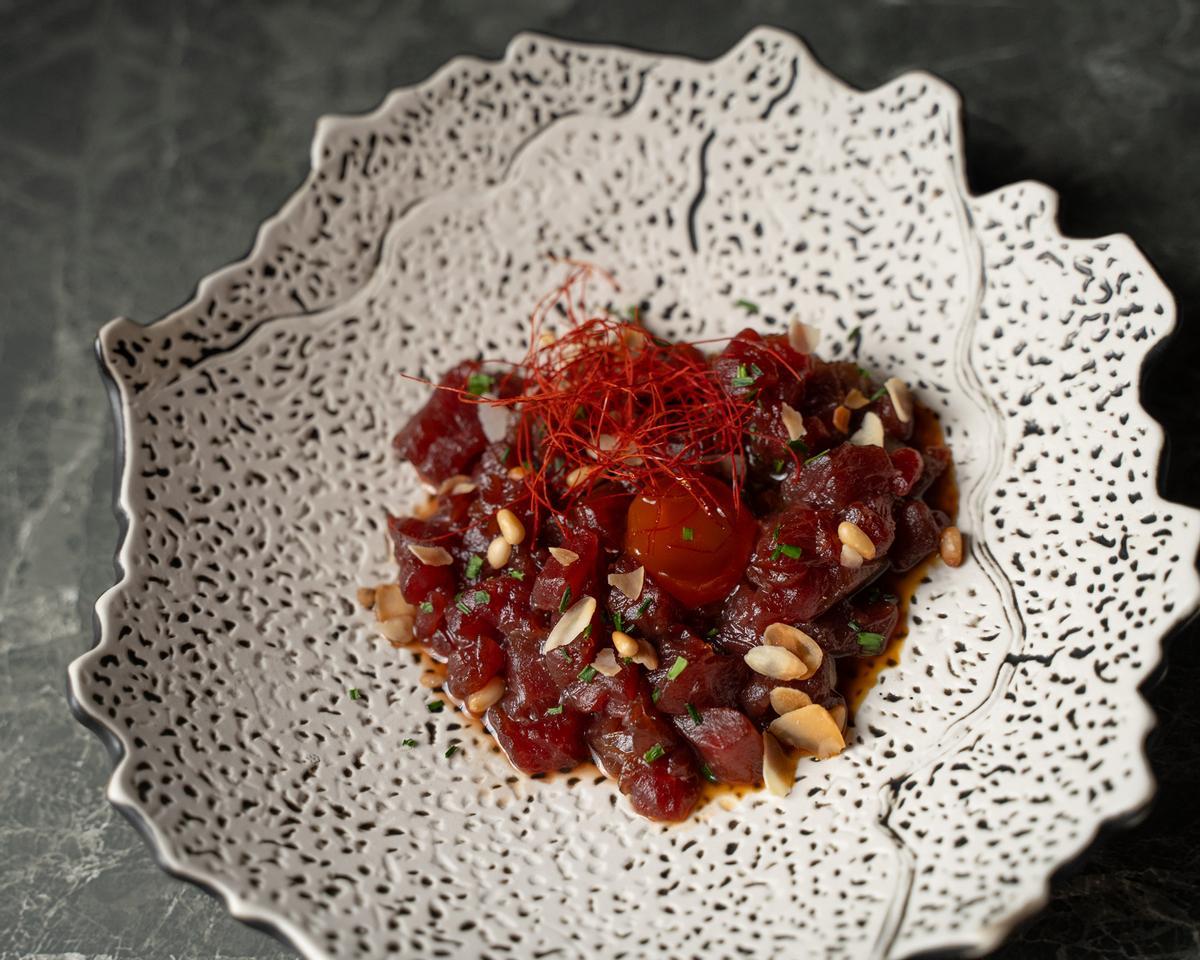 Muestra de la gastronomía de El Gordo de Cortes