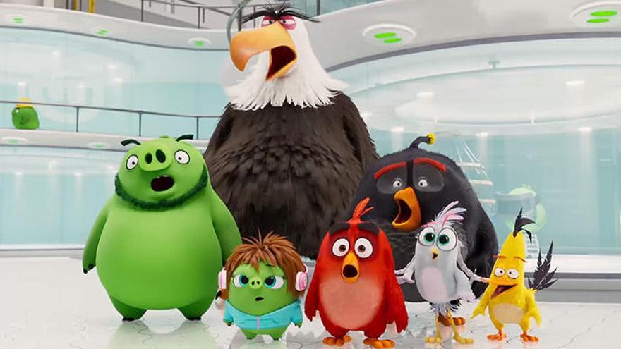 Una escena de &#039;Angry Birds 2&#039;.