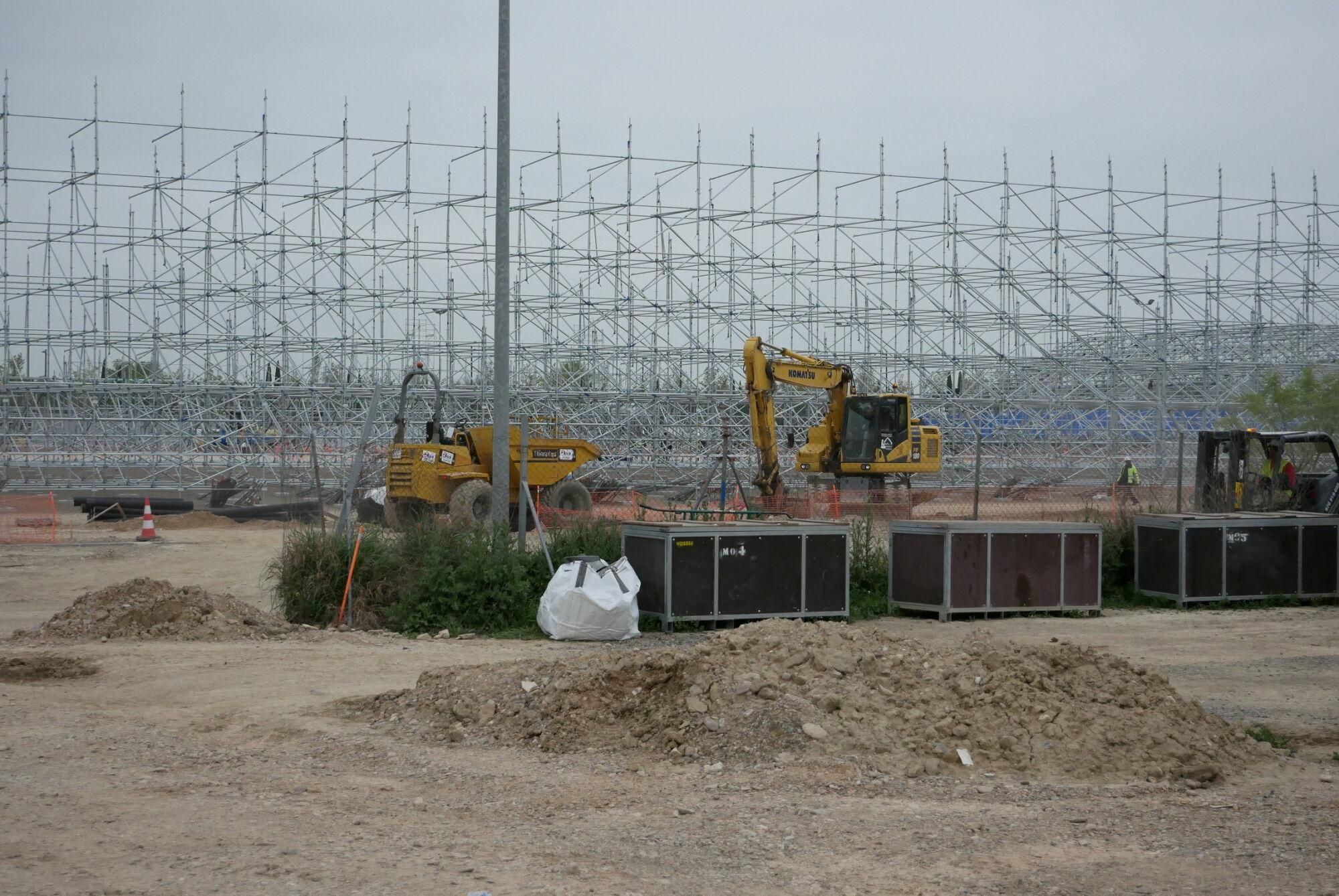 En imágenes | Así ha sido la construcción de la 'mini Romareda' 