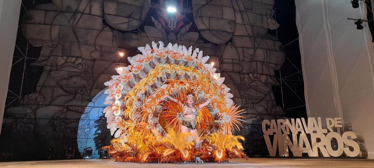 Imagen de la Gala de Reyes y Reinal del Carnaval de Vinaròs del 2022.