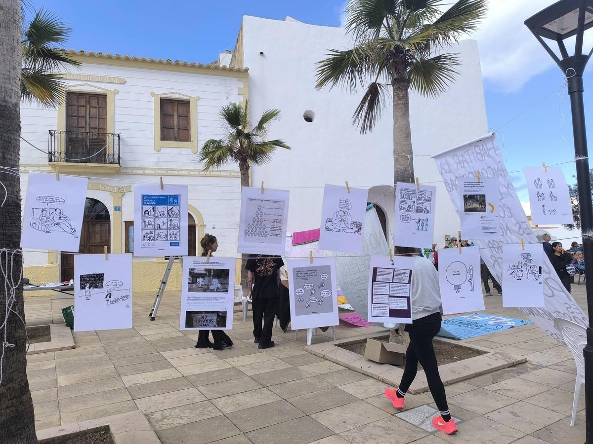 Mira las imágenes de las actividades por el Día Internacional de la Mujer en Formentera