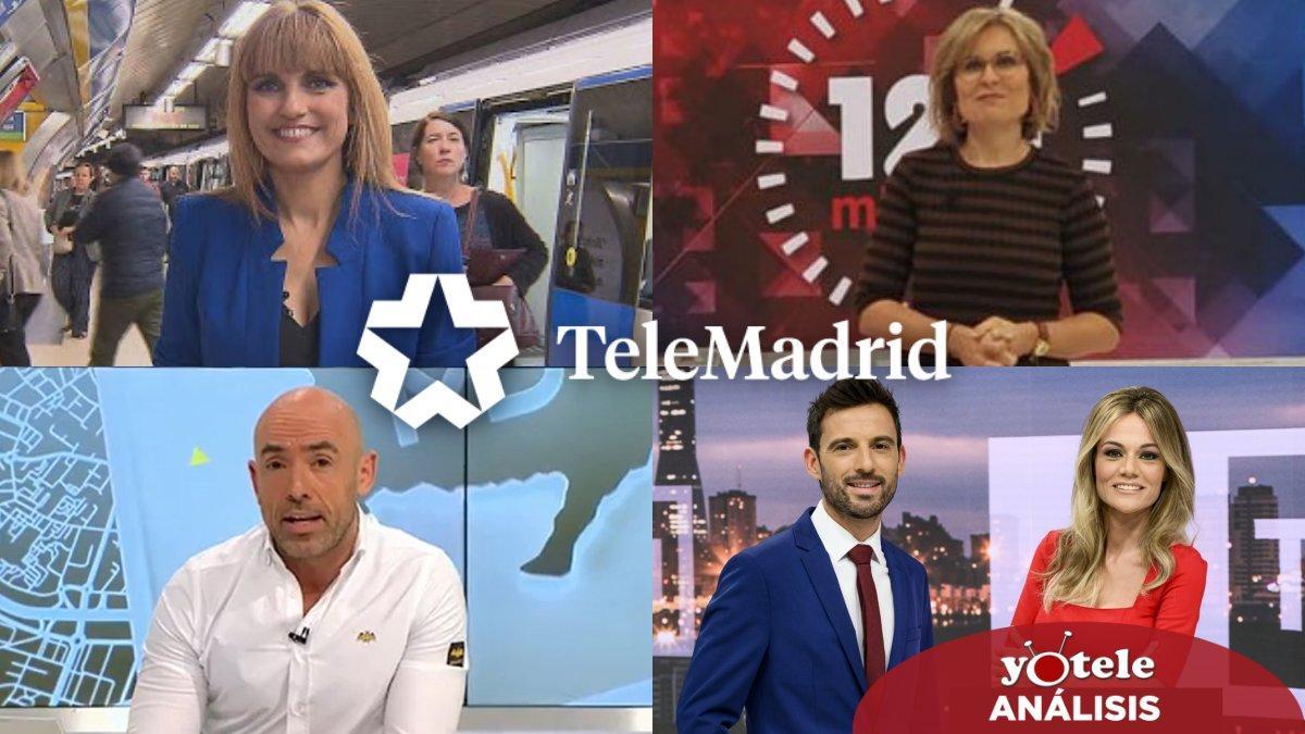 Algunos de los presentadores estrella de Telemadrid