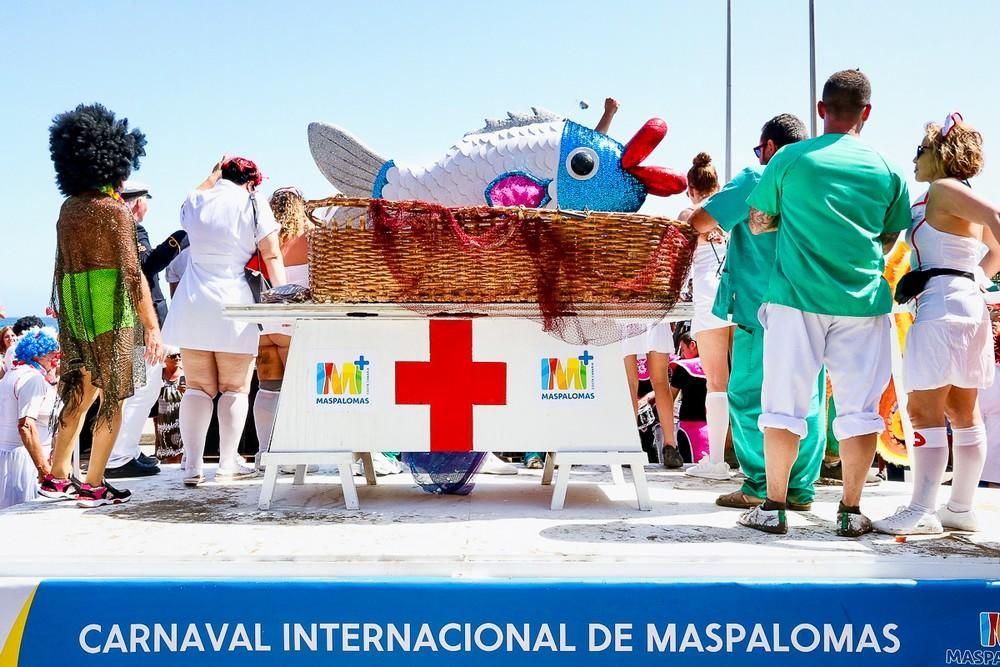 Rescate de la sardina del Carnaval Internacional de Maspalomas Maspamoon 2019