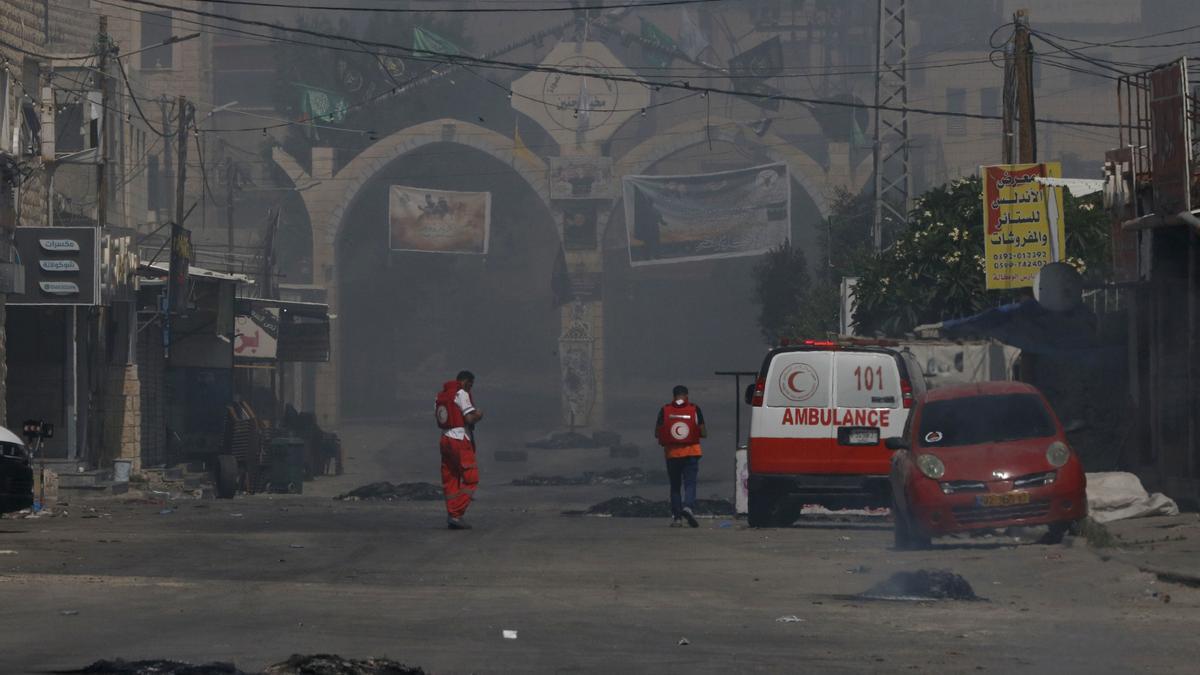 Operación militar israelí en Yenín.